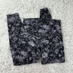 Lululemon Align Pant II 25" Floral Illusion Ice Grey Multi